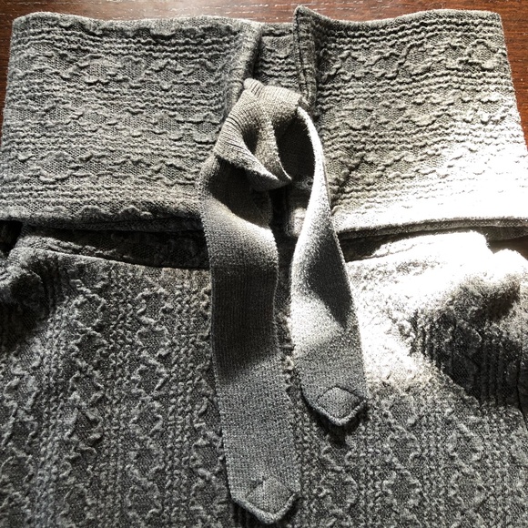 EUC Unique Turtle Neck Wrap Grey Tunic Sweater Size S - Picture 10 of 16